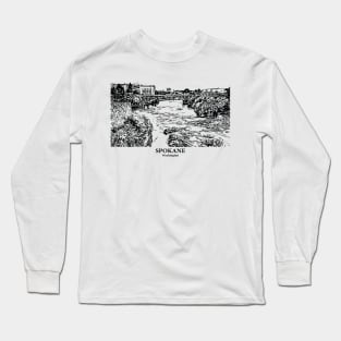 Spokane - Washington Long Sleeve T-Shirt